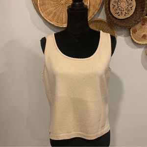 St. John Santana knit tank (designer, designer fashion, professional, workwear)